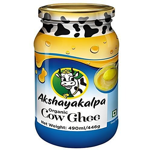 Akshayakalpa Organic Cow GheeTuppa, 490 ml