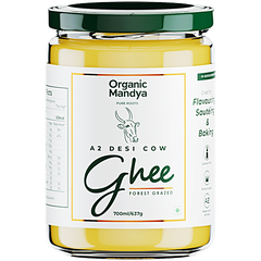 Organic Mandya A2 Desi Cow Ghee, 700 ml